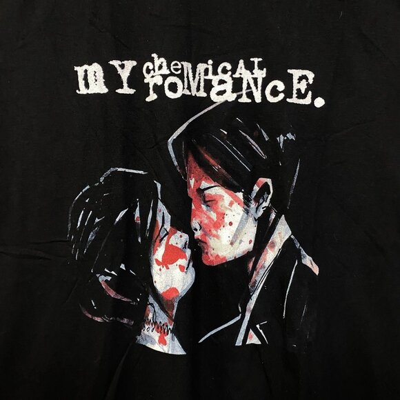 My Chemical Romance Three Cheers for Sweet Revenge Emo Tee 2X - Picture 2 of 4